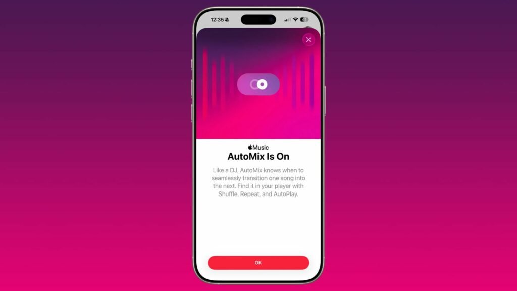 AutoMix در iOS 26